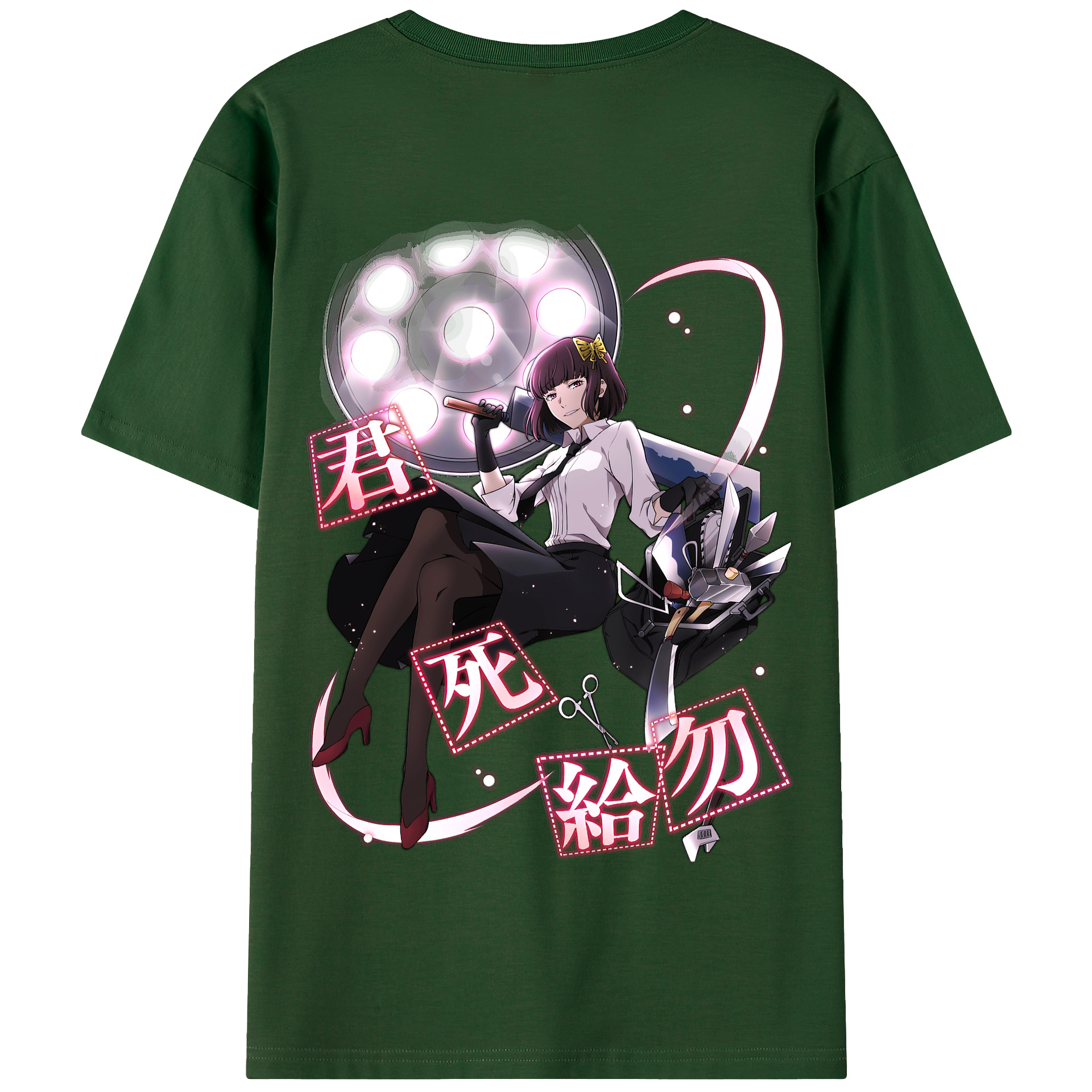 （画像用） 文豪ストレイドッグス Bungo Stray Dogs 綿100％半袖Tシャツ（背面プリント）